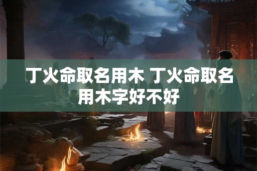 丁火命取名用木 丁火命取名用木字好不好