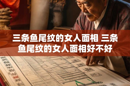 三条鱼尾纹的女人面相 三条鱼尾纹的女人面相好不好