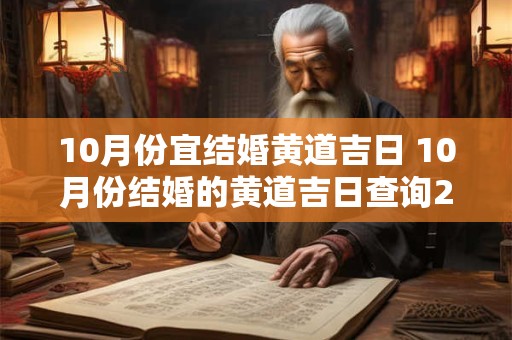 10月份宜结婚黄道吉日 10月份结婚的黄道吉日查询2025年