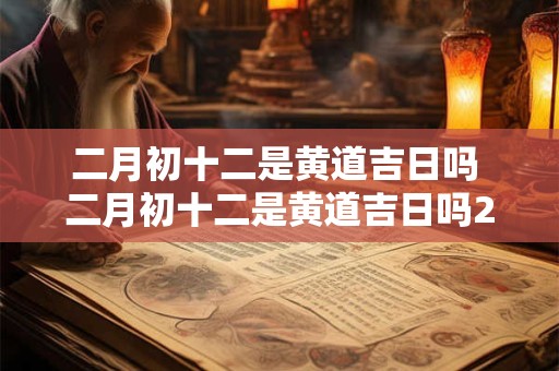 二月初十二是黄道吉日吗 二月初十二是黄道吉日吗2025年结婚