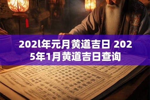 202l年元月黄道吉日 2025年1月黄道吉日查询