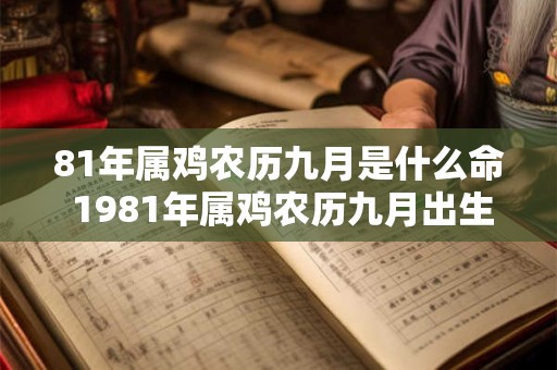 81年属鸡农历九月是什么命 1981年属鸡农历九月出生的命运