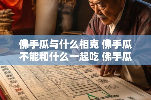 佛手瓜与什么相克 佛手瓜不能和什么一起吃 佛手瓜和什么相克