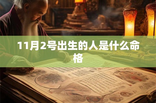 11月2号出生的人是什么命格