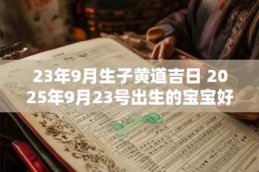 23年9月生子黄道吉日 2025年9月23号出生的宝宝好不好
