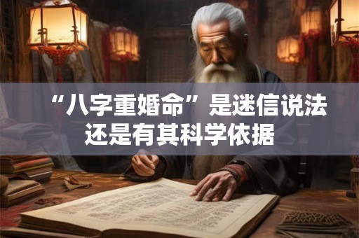 “八字重婚命”是迷信说法还是有其科学依据