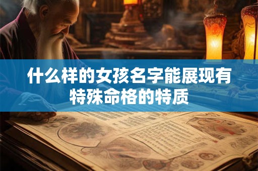什么样的女孩名字能展现有特殊命格的特质