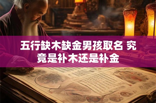 五行缺木缺金男孩取名 究竟是补木还是补金