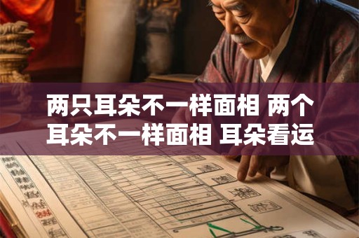 两只耳朵不一样面相 两个耳朵不一样面相 耳朵看运势