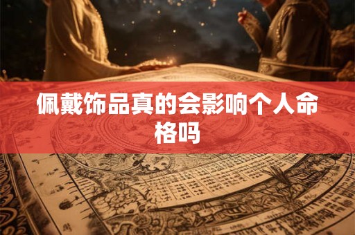 佩戴饰品真的会影响个人命格吗