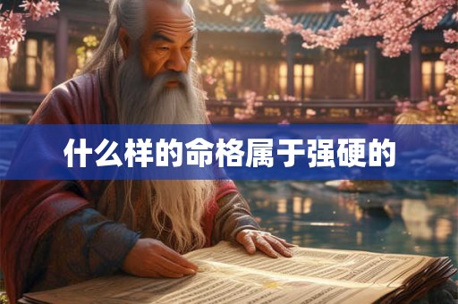 什么样的命格属于强硬的