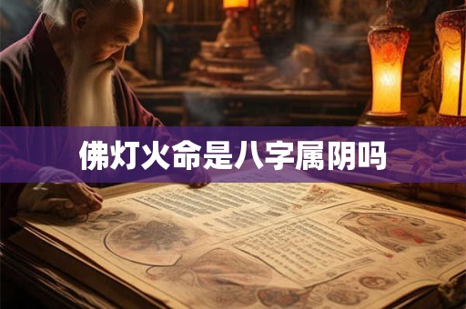 佛灯火命是八字属阴吗