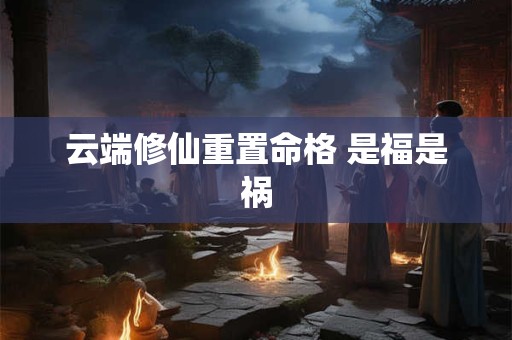 云端修仙重置命格 是福是祸