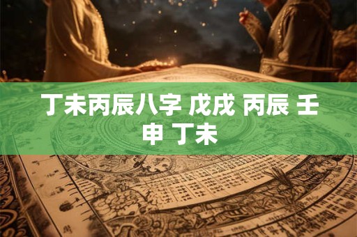 丁未丙辰八字 戊戌 丙辰 壬申 丁未