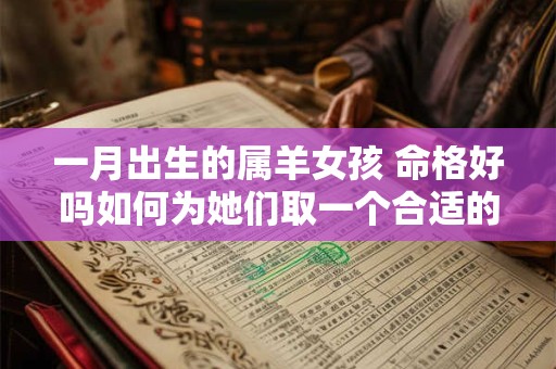 一月出生的属羊女孩 命格好吗如何为她们取一个合适的名字