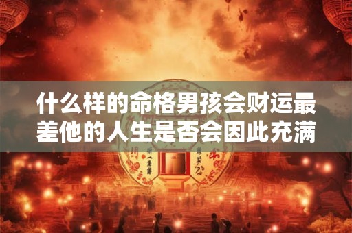 什么样的命格男孩会财运最差他的人生是否会因此充满坎坷
