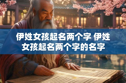 伊姓女孩起名两个字 伊姓女孩起名两个字的名字