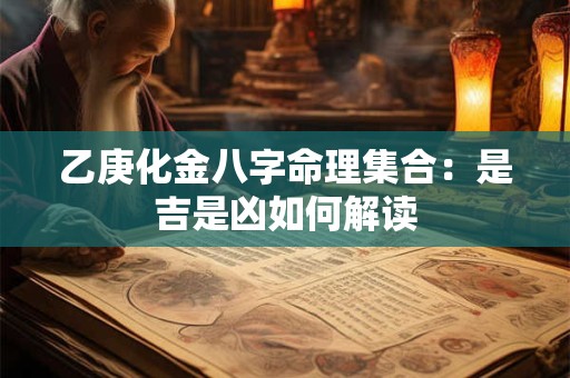 乙庚化金八字命理集合：是吉是凶如何解读