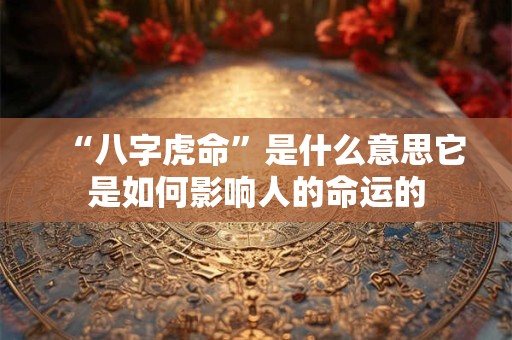 “八字虎命”是什么意思它是如何影响人的命运的