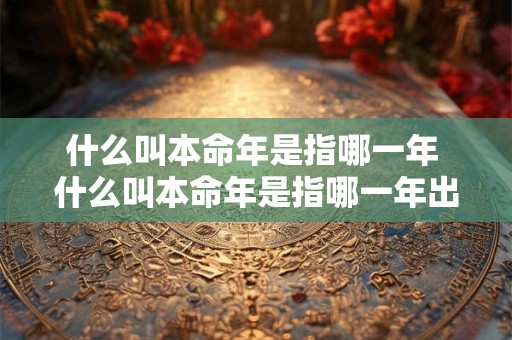 什么叫本命年是指哪一年 什么叫本命年是指哪一年出生的