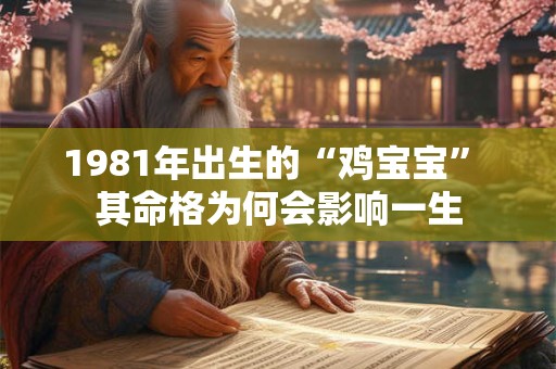 1981年出生的“鸡宝宝” 其命格为何会影响一生