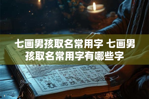 七画男孩取名常用字 七画男孩取名常用字有哪些字