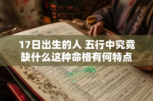 17日出生的人 五行中究竟缺什么这种命格有何特点