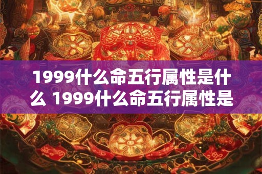 1999什么命五行属性是什么 1999什么命五行属性是什么意思