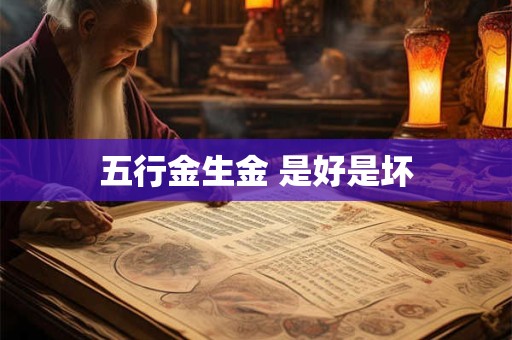 五行金生金 是好是坏 五行金生金 是好是坏