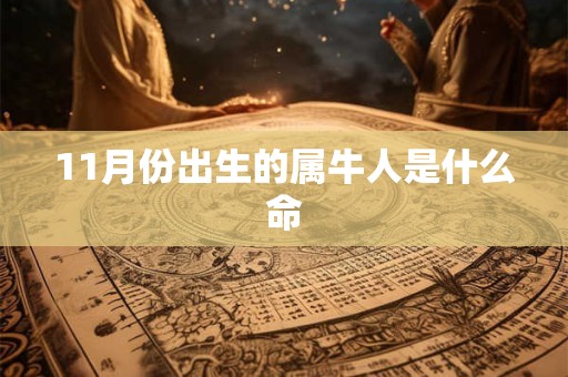 11月份出生的属牛人是什么命