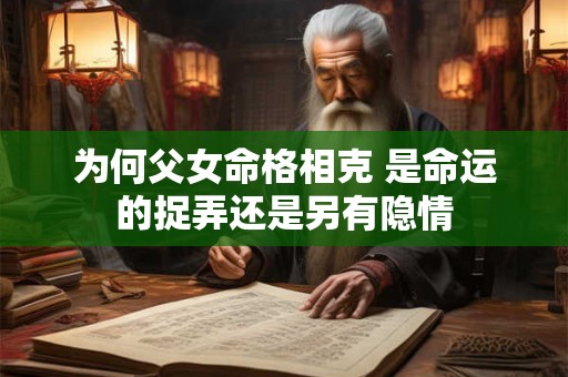 为何父女命格相克 是命运的捉弄还是另有隐情