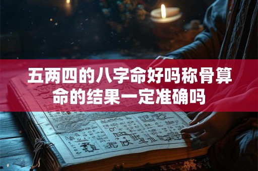 五两四的八字命好吗称骨算命的结果一定准确吗