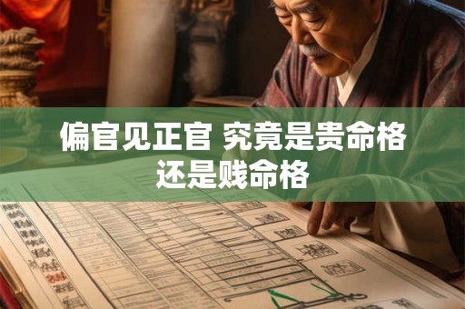偏官见正官 究竟是贵命格还是贱命格