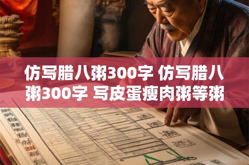 仿写腊八粥300字 仿写腊八粥300字 写皮蛋瘦肉粥等粥喝粥的过程