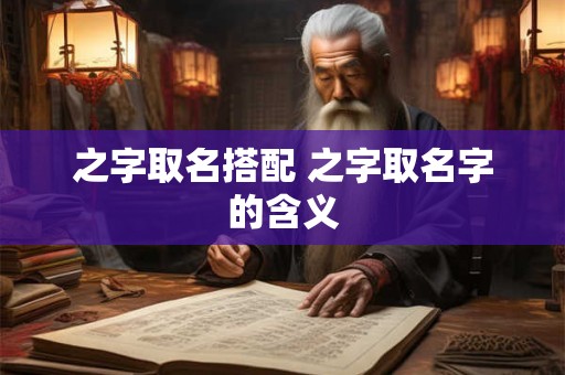 之字取名搭配 之字取名字的含义