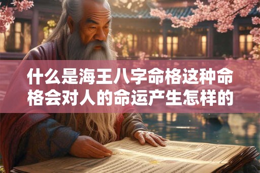 什么是海王八字命格这种命格会对人的命运产生怎样的影响