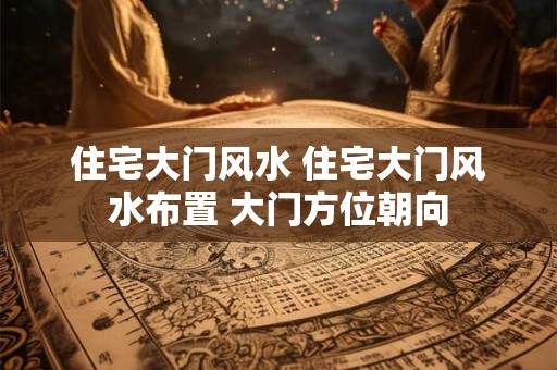 住宅大门风水 住宅大门风水布置 大门方位朝向