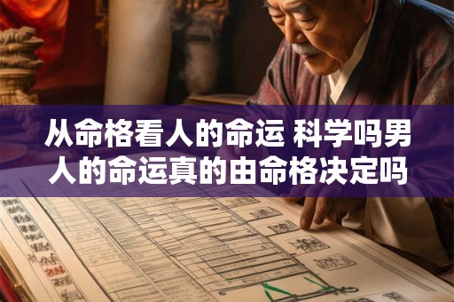 从命格看人的命运 科学吗男人的命运真的由命格决定吗