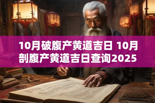 10月破腹产黄道吉日 10月剖腹产黄道吉日查询2025年