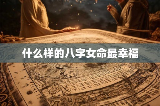 什么样的八字女命最幸福