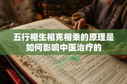五行相生相克相乘的原理是如何影响中医治疗的