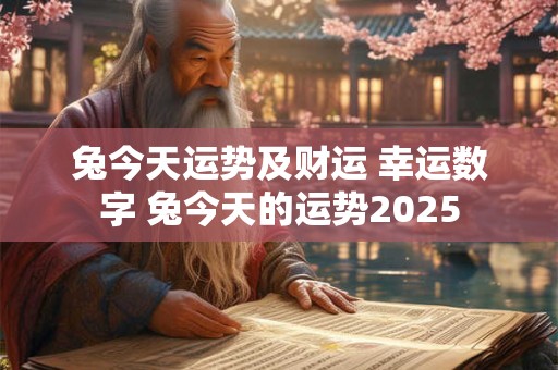 兔今天运势及财运 幸运数字 兔今天的运势2025