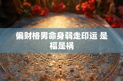 偏财格男命身弱走印运 是福是祸