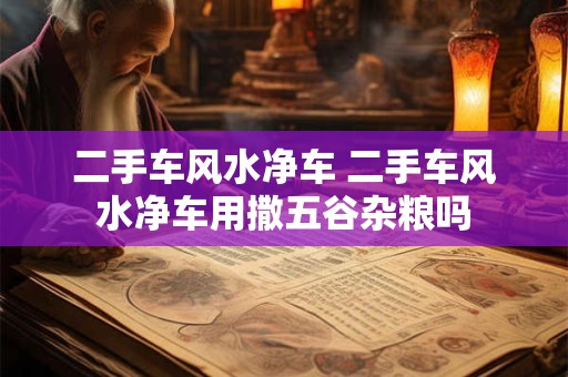 二手车风水净车 二手车风水净车用撒五谷杂粮吗