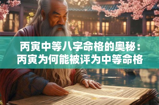 丙寅中等八字命格的奥秘：丙寅为何能被评为中等命格