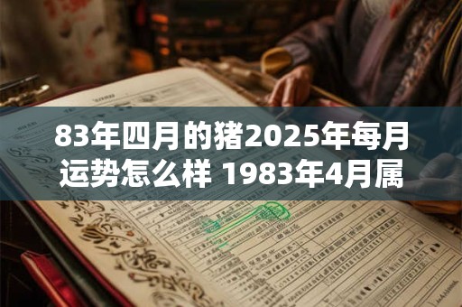 83年四月的猪2025年每月运势怎么样 1983年4月属猪女在2025年的运势 财运