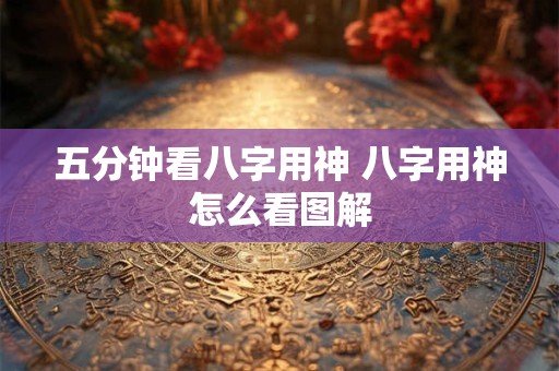五分钟看八字用神 八字用神怎么看图解