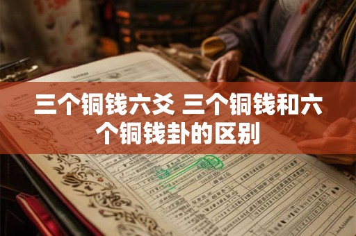 三个铜钱六爻 三个铜钱和六个铜钱卦的区别