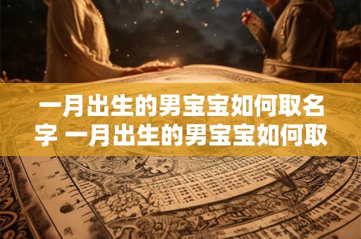 一月出生的男宝宝如何取名字 一月出生的男宝宝如何取名字大全