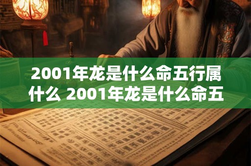 2001年龙是什么命五行属什么 2001年龙是什么命五行属什么属性 2001年龙是什么命五行属什么 2001年龙是什么命五行属什么属性